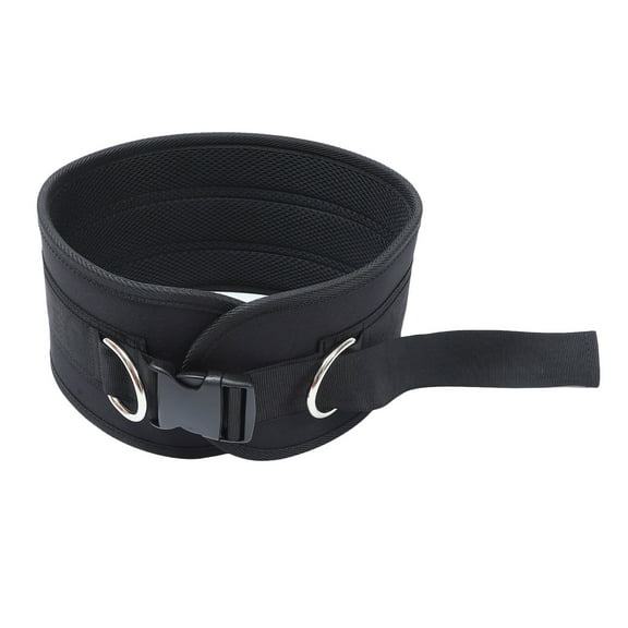 LEORX Black Sports Belt with Chain for Weightlifting and Bodybuilding Strength Training