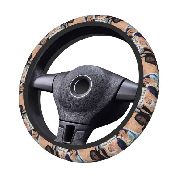 Hamilton-Musical Steering Wheel Cover Elastic Stretch Breathable Vehicle Steering Wheel Protector Car Interior Accessories