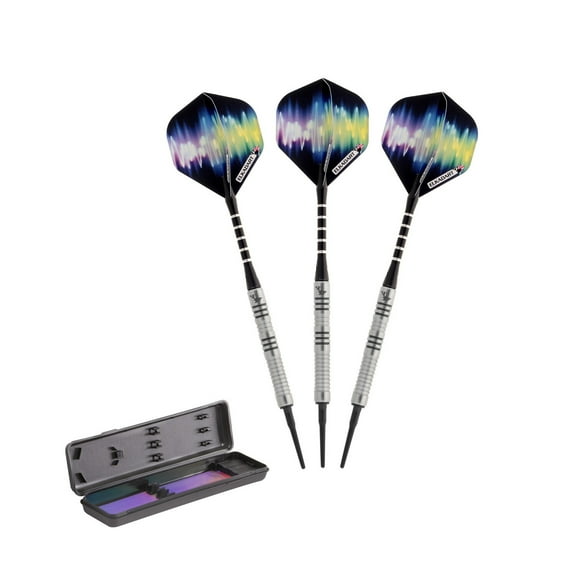 Elkadart Ultra Sonic 80% Tungsten Professional Soft Tip Dart Set, 16 Grams