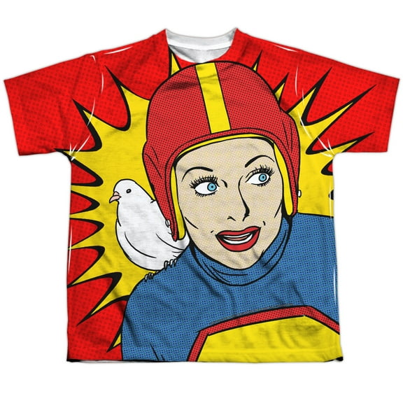 I Love Lucy - Super Lucy - Youth Short Sleeve Shirt - X-Large