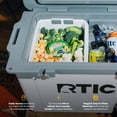 thumbnail image 5 of RTIC 52 Quart Wheeled Ultra-Light Hard Cooler Bundle, with Freezable Divider & Dry Basket, Patriot, 5 of 8