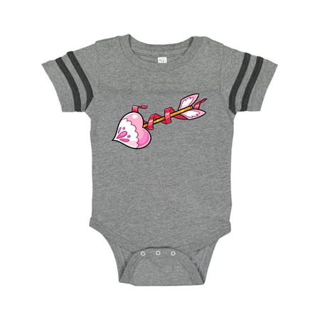 

Inktastic Pink Heart Arrow Gift Baby Boy or Baby Girl Bodysuit