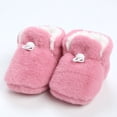 thumbnail image 2 of PEASKJP Booties for Baby Fashion Square-Toe Dress Boots, Pink 14, 2 of 5