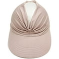 thumbnail image 5 of Muryobao Adult Female Womens Sun Visor Hat Wide Brim Summer UPF 50+ UV Protection Beach Sport Cap Pink, 5 of 7