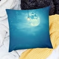 thumbnail image 2 of SHANXI Throw Pillow Covers Islamic Greeting Muslim Holidays Festival Celebration Ramadan Kareem Moon and Lantern for Couch Living Room 24x24in, 2 of 5