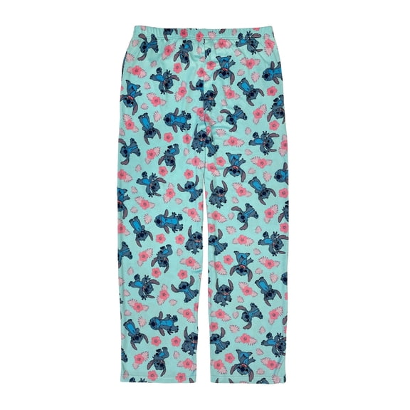 Women's Stitch Blue Pajama Sleep Pants - Small