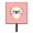 Pink, variant on Carolines Treasures Checkerboard Lime Green Pekingese Leash or Key Holder 7Hx4.25W multicolor