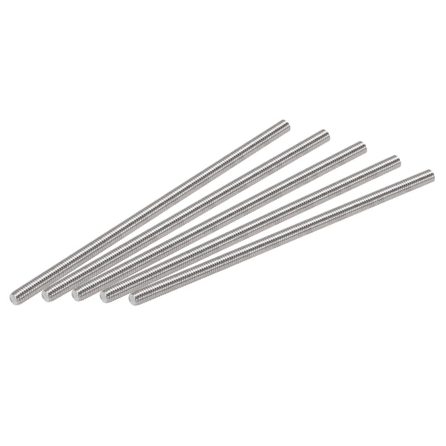 Unique Bargains Tige Entièrement Filetée M3 x 70 mm en Acier Inoxydable 304, Filets à Droite, Lot de 15