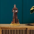 thumbnail image 4 of Saint Francis of Assisi Statue St Francis Figure Decorative Small Resin Catholic Statues Figurine Collection Home Decor Indoor Decoration, 4 of 7