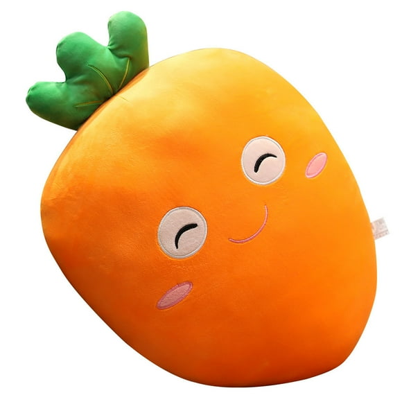 Cute Emoji Carrot Plush Toy Carrot Doll Birthday Gift for Children 43 cm Carrot