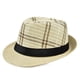 thumbnail image 1 of Circunferencia del sombrero de 56-58 cm, sombreros de paja para hombres y mujeres, sombreros de ala corta, sombreros de jazz retro de verano, sombreros de protección solar, 1 of 5