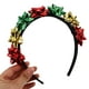 thumbnail image 5 of Diadema con lazo navideño, diadema con lazo navideño, aro para el pelo, accesorio para fiestas navideñas y eventos de Año Nuevo, 5 of 7