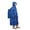 Blue, variant on Boys Rain Wear Long Double Brim Rain Poncho for Big Kids Teens Oversized Hooded Raincoat for School and Outdoor Activities