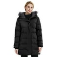 thumbnail image 5 of Wantdo Women's Recycled Winter Coat Hooded Winter Jacket Quilted Parka Coat Black L, 5 of 8
