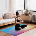 thumbnail image 4 of Colorful Gradient Fish Scale Texture Mermaid Area Rugs Carpet Suitable for Living Room Kitchen Bedroom Laundry Room Home Decorations, 4 of 7
