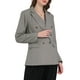 thumbnail image 4 of CHAQUETA DE TRAJE A RAYAS DE OFICINA VINTAGE DE DOBLE BOTÓN PARA MUJERES CHIC XL, 4 of 5