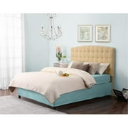 Torino Tufted Microfiber Headboard, Multiple Colors, Multiple Sizes - Full/Queen - Beige