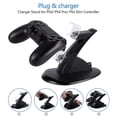 thumbnail image 2 of Estación de acoplamiento con cargador USB doble para Playstation 4, PS4, PS4 Pro y PS4 Slim Controller, 2 of 5