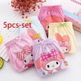 thumbnail image 1 of Ropa interior de algodón puro para niña, Anime Sanrios, Hello Kitty, Kuromi Melody, triángulos, pantalones cortos, bragas, regalo de Navidad, 1 of 4