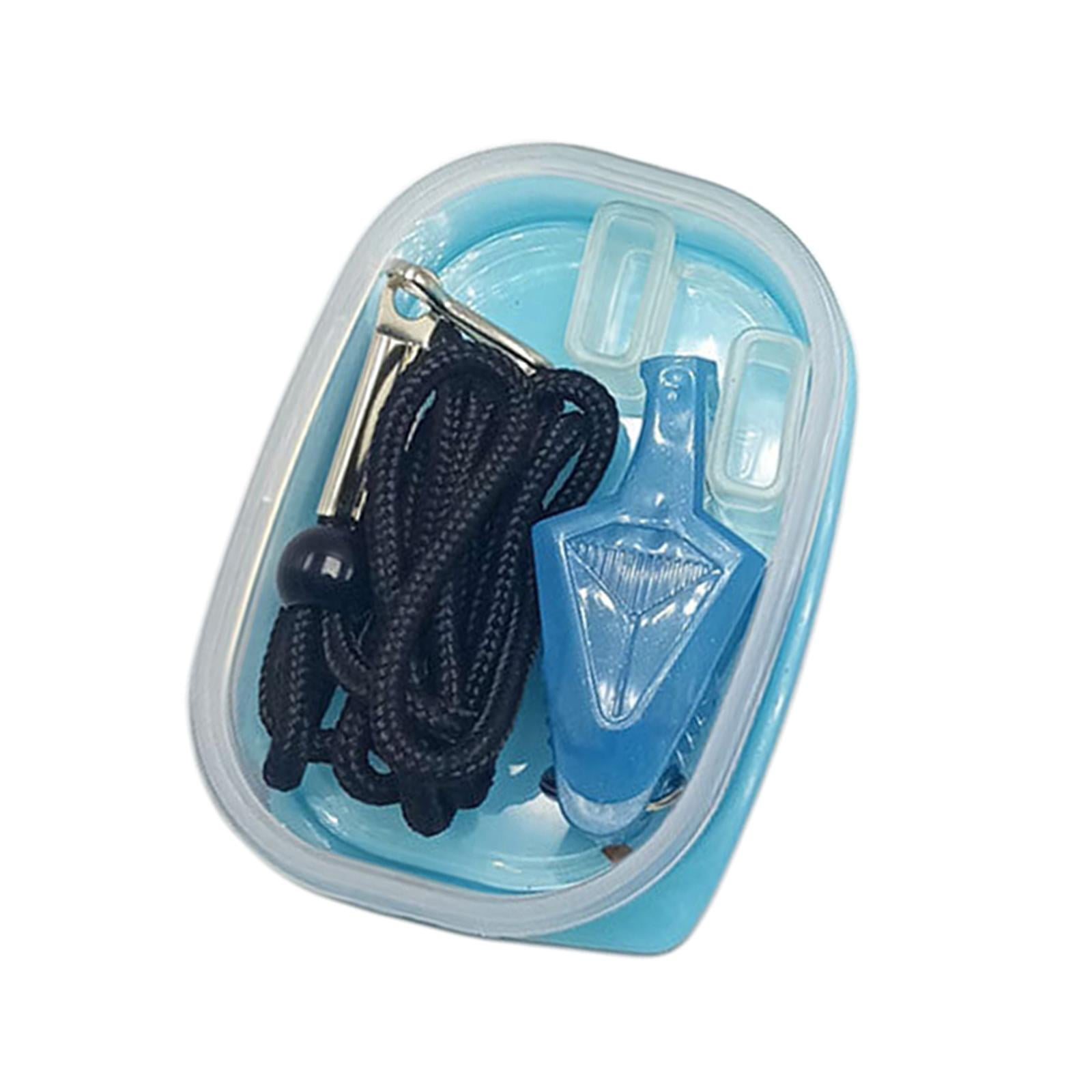 figatia 6xCoach Referee Whistle Loud Sound Emergency Teachers Soccer Volleyball School Light Blue