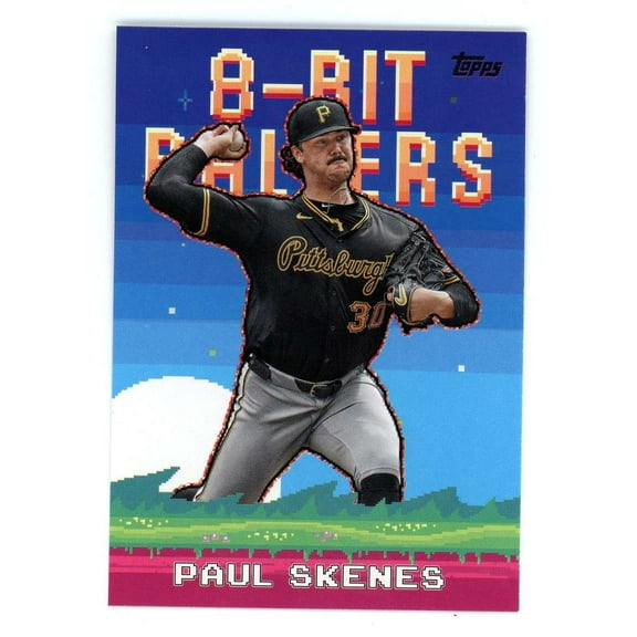 MLB 2025 Topps Series 1 Baseball 8-Bit Ballers Paul Skenes #8B-13