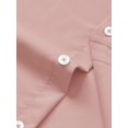 thumbnail image 2 of sogami Men's Wrinkle Free Dress Shirt Band Collar Long Sleeve Button Down Formal Shirt, 2 of 7
