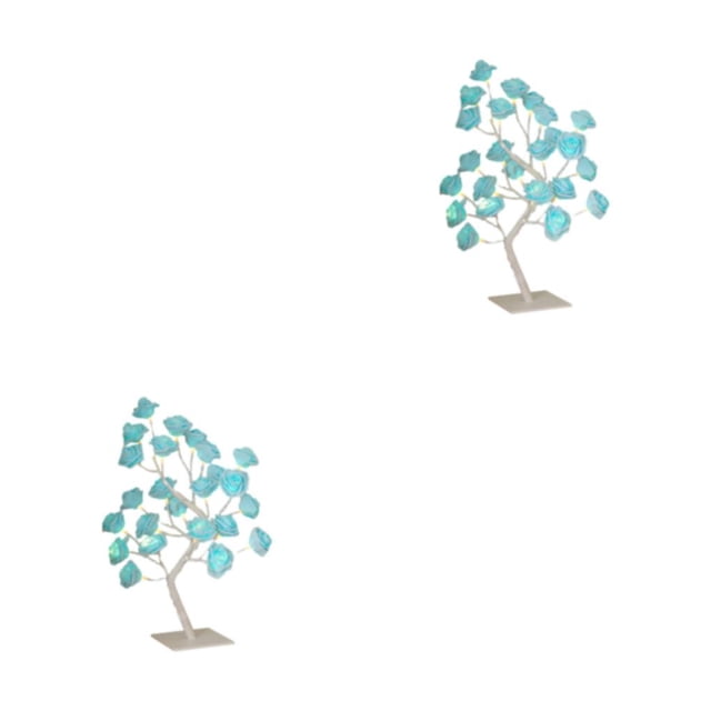 Toystoory Luces de árbol de rosas simuladas: ramas ajustables para diseños y formas personalizados que pueden libremente y forma a cada tipo de Tipo5 2Conjunto