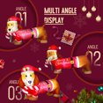 thumbnail image 6 of 5 FT Long Inflatable Christmas Decoration Weiner Dog, LED Lights, New Design Holiday Yard Inflatable Décor for 2021, 6 of 8