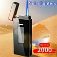 thumbnail image 3 of QuLuJing Fathers Day Gift Ideas, Solar Charging Inflatable Lighter Windproof Metal Lighter, 3 of 4