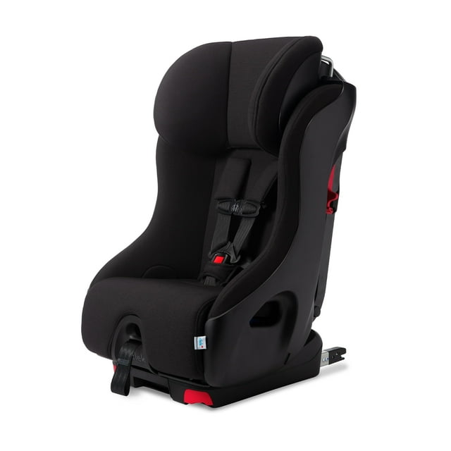 Clek Foonf Asiento convertible para automóvil con reposacabezas ajustable, diseño reclinable, sistema de cierre y sin retardantes de llama (Railroad Ziip)