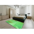 thumbnail image 4 of Ahgly Company Indoor Rectangle Patterned Neon Green Area Rugs, 8' x 10', 4 of 6