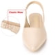 thumbnail image 2 of Zapatos de salón con punta puntiaguda y espalda descubierta para mujer Beige 37, 2 of 6