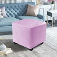 thumbnail image 4 of vnanda Footstool Seat Slipcover Stool Cover Stretchable Slipcover for Home Furniture Decoration, 4 of 8