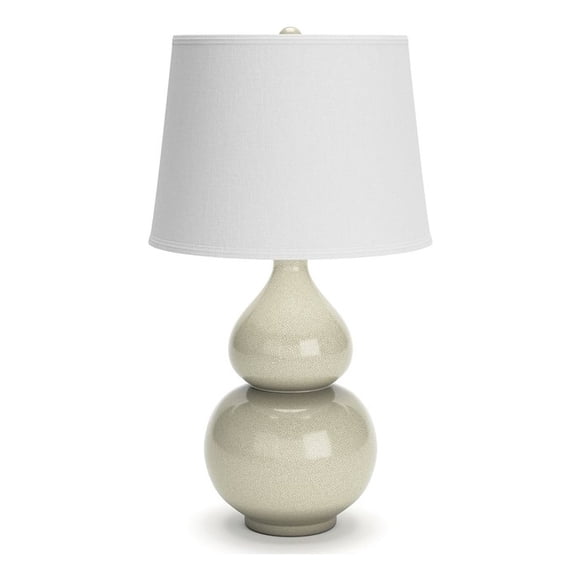 Signature Design by Ashley Saffi Lampe de Table en Céramique Crème