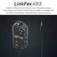 thumbnail image 3 of Adaptador de audio CoMica LinkFlex AD2 XLR /6.35mm-3.5mm Amplificador de preamplificador de micrófono Adaptador de audio Universal para cámara Smartphone Interfaz de guitarra Comica Adaptador de audio, 3 of 7
