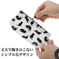 thumbnail image 4 of Unique Bargains Cat-Pattern Spacious Zippered Bag White, 4 of 6