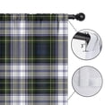 thumbnail image 4 of Blackout Kids Curtains,Blue Green Plaid Checkered Pattern Childrens Insulated Curtains Set Of 2,Bedroom Essentials,Toddler Room Decor 52"x63", 4 of 5
