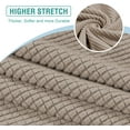 thumbnail image 3 of Housse de Coussin Extensible pour Canapé 1 Pce (1 Ivoire), 3 of 7