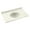 Bisque, variant on Swanstone 49W x 22D in. Ellipse Solid Surface Vanity Top