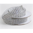 thumbnail image 2 of Diamond Ribbon Trim with Glass Stones 3/4 inches x 41 inches, 2 of 4
