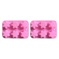 thumbnail image 4 of Xingzhi Made With Silica Gel Handmade Snowflake Silicone Soap Mould Safe And Reliable Easy To Release pink 2Set, 4 of 6