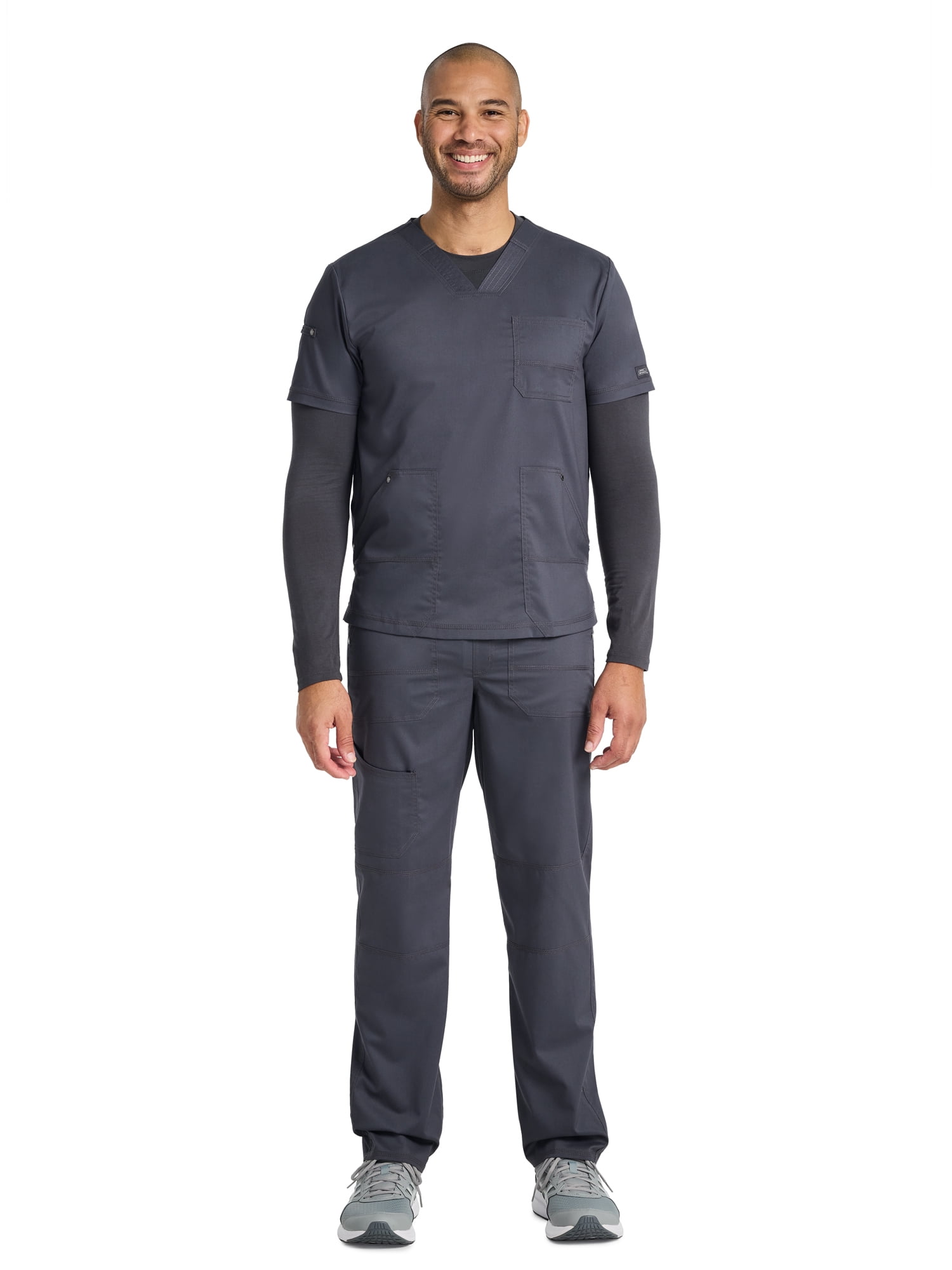Genuine Dickies Men's Stretch V-Neck Scrub Top
