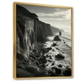 thumbnail image 2 of Designart "Sunlit Coastal Coastal Animal wall decor" Nautical & Beach Floater Framed Wall Art Print, 2 of 7