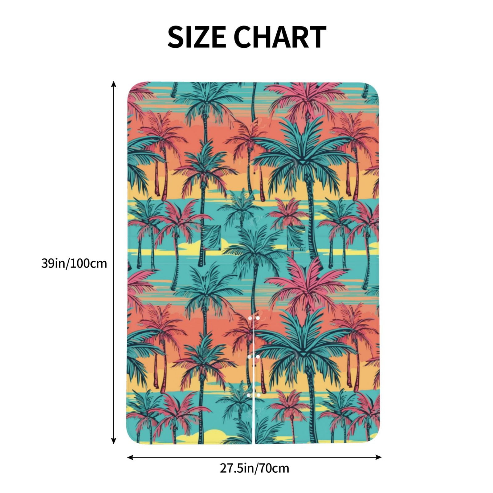 Naloa Hawaii Palms Baby Car Seat Cover, Breathable Baby Carrier Cover, Multiuse Baby Carrier Cover & Nursing Breastfeeding Cover