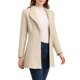 thumbnail image 4 of Abrigo elegante de trabajo con cuello de solapa y botones para mujer, abrigo de trinchera de invierno 3XL beige, 4 of 7