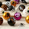 thumbnail image 3 of Uxgjfwu Halloween Ornaments 16 Pack Hanging Glitter Balls, Shatterproof Witch Ghost Decor for Tree Party Indoor Outdoor Haunted House, 3 of 6