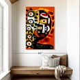 thumbnail image 2 of Elephant Stock Dreaming African Woman Wall Art - Vertical Canvas Wall Art - Living Room Wall Decor - People Canvas - Black And Orange Decor By Emmanuel Signorino - 32" x 48", 2 of 8