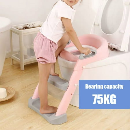 Kid Baby Toilet Potty Training Children Safety Toddler Trainer Seat Chair With Step Stool Ladder Floor Pads Adjustable Toddler Toilet Seat For Boys And Girls Walmart Canada