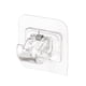 thumbnail image 2 of Gancho De Abrazadera Para Barra De Cortina 2 uds ganchos de abrazadera para barra de cortina gancho de pared impermeable sin perforaciones para muebles (B), 2 of 8