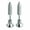 Silver, variant on Punk Rock Stainless Steel Whole Screw Spike Ear Studs Earrings Men's Women's-Silver